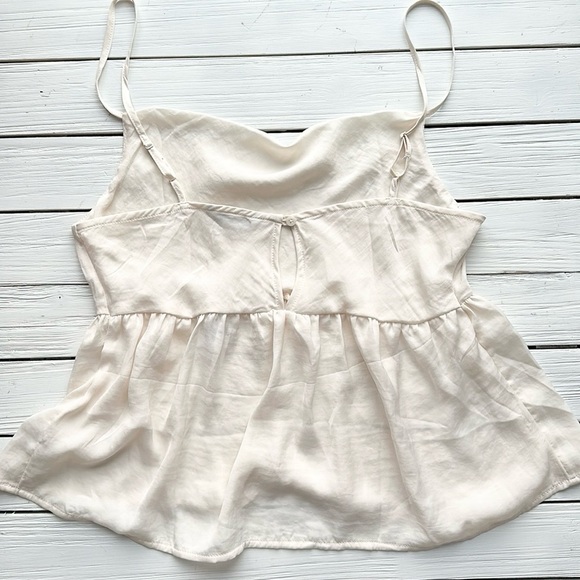 NWT American Eagle Blouse Tank Top Ivory size Small - Picture 4 of 4